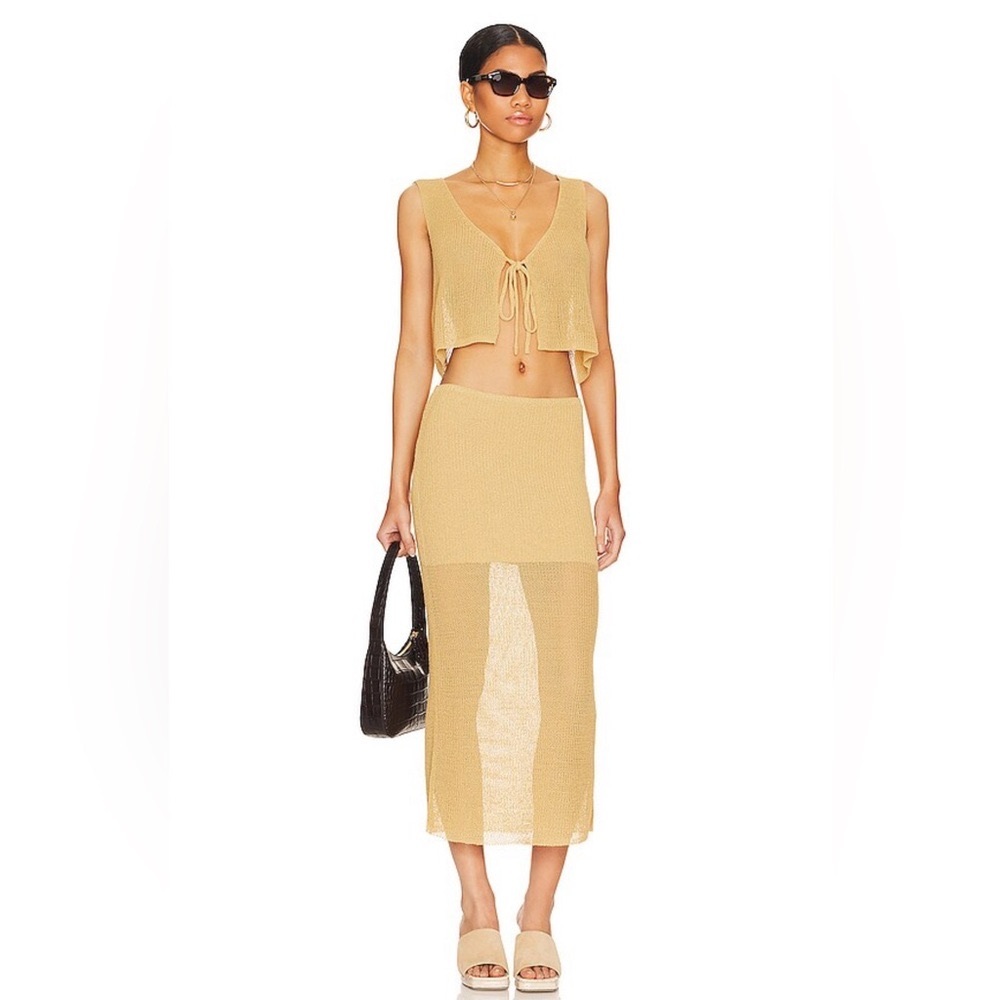 WeWoreWhat Knit Set in Desert